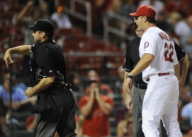 2013: Ejected in game against the Cubs